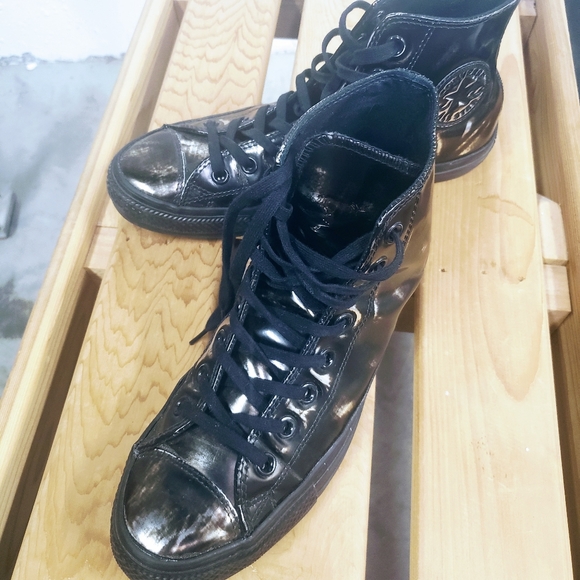 Converse brushed leather hi-top - Picture 2 of 7